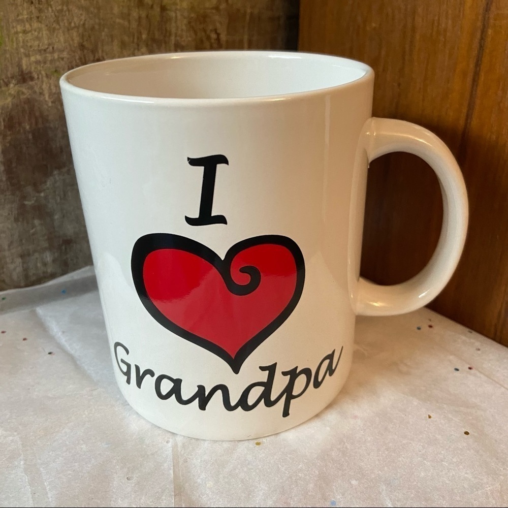 💥5/$25 I ❤️ Grandpa mug
